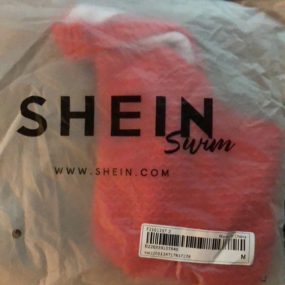 Red Textured Bikini Bottoms Semi-Cheeky - Picture 3 of 3